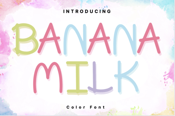 Banana Milk: A Creative Font for Playful Design