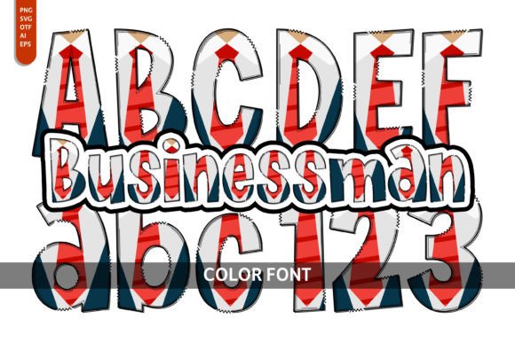 Businessman Font: A Playful Asset for Creative Projects