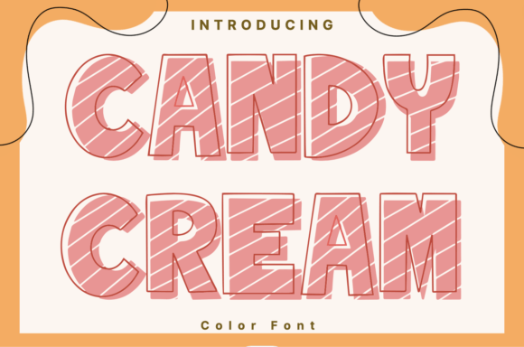 Candy Cream: A Whimsical Handwritten Font for Modern Projects