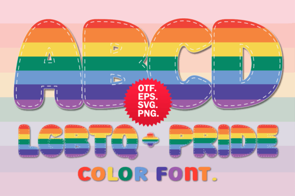 Celebrate Identity with the Pride Lgbtq+ Display Typeface