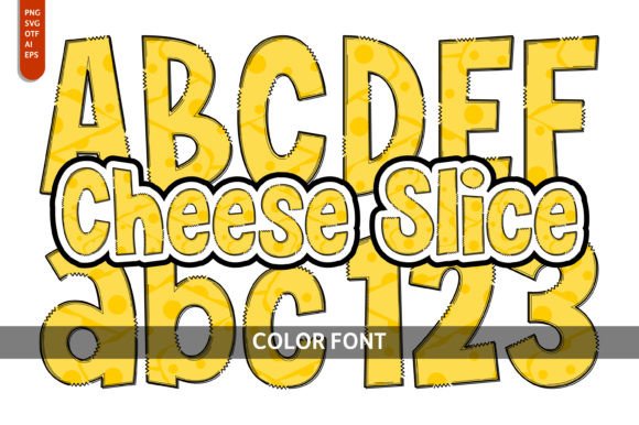 Cheese Slice Font: A Playful Addition to Your Design Toolkit