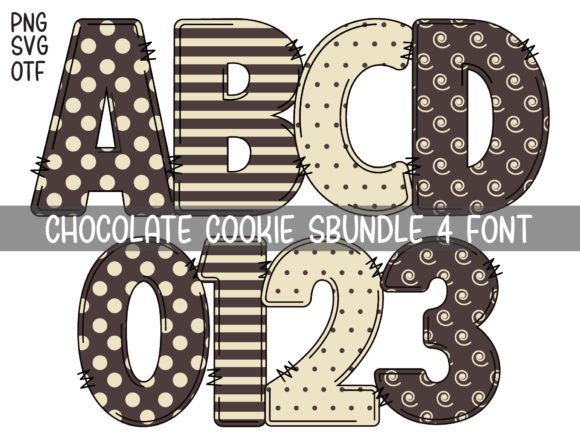 Chocolate Cookies: A Sweet Typeface for Whimsical Branding