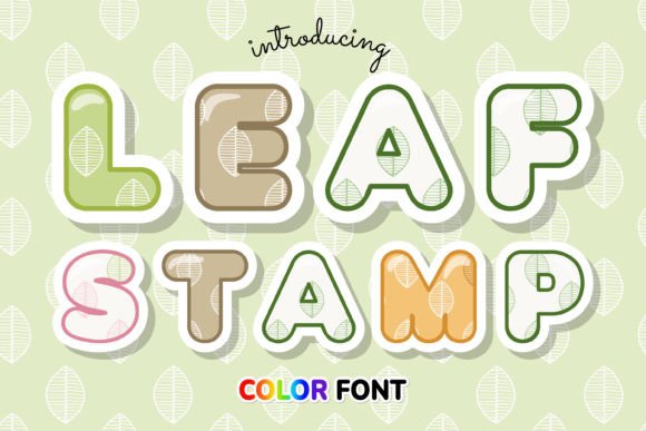 Leaf Stamp: A Premium Font for Natural Branding