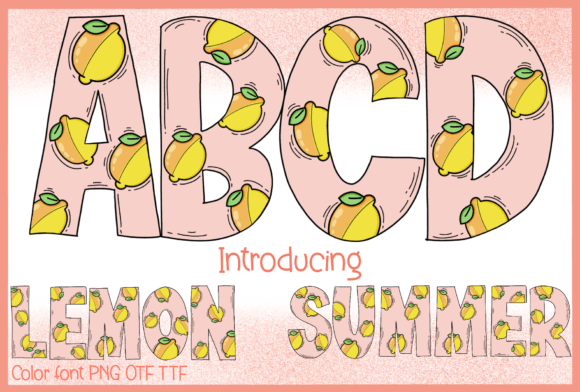 Lemon Summer: The Perfect Bright Font for Creative Projects
