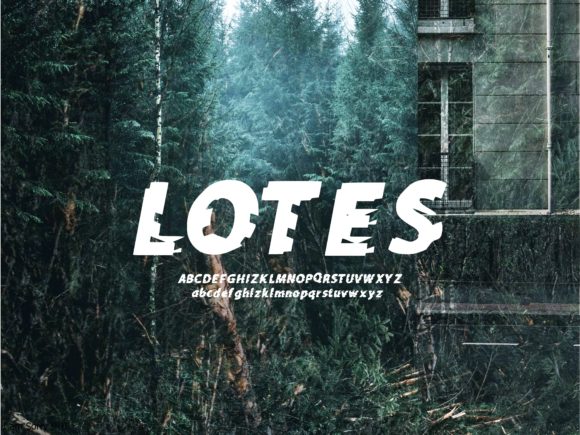 Lotes: The Bold Color Font That Commands Attention