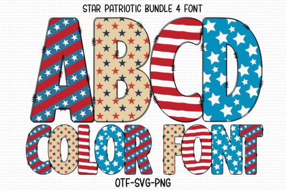 Star Patriotic: A Vibrant Display Font for Bold, Modern Designs