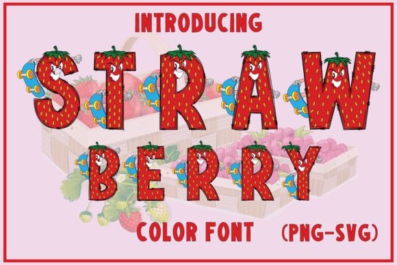 Strawberry Funny: A Display Font That Brings Joy