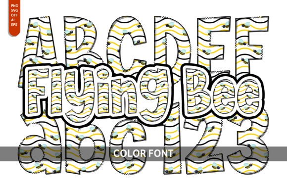 The Flying Bee Font: A Playful Tool for Creative Designers