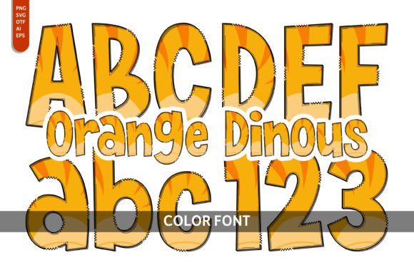 Unearthing Orange Dinous: A Typeface with Prehistoric Power